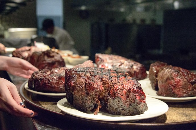 The steaks have been prepped and cooked according to each challengers liking.
