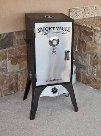 Smoke Vault on the Back Patio