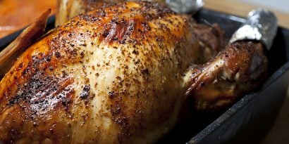 Golden Brown Smoked Turkey