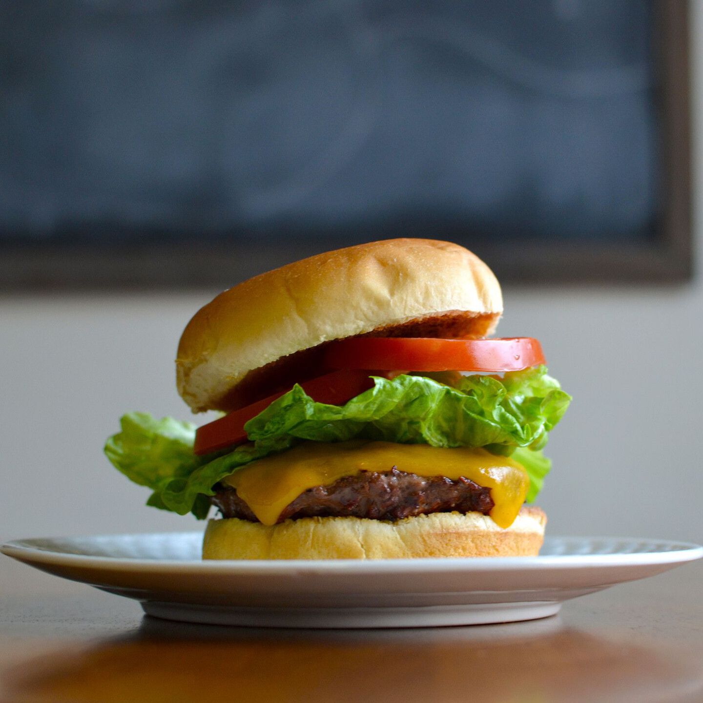 traditional smoked burger