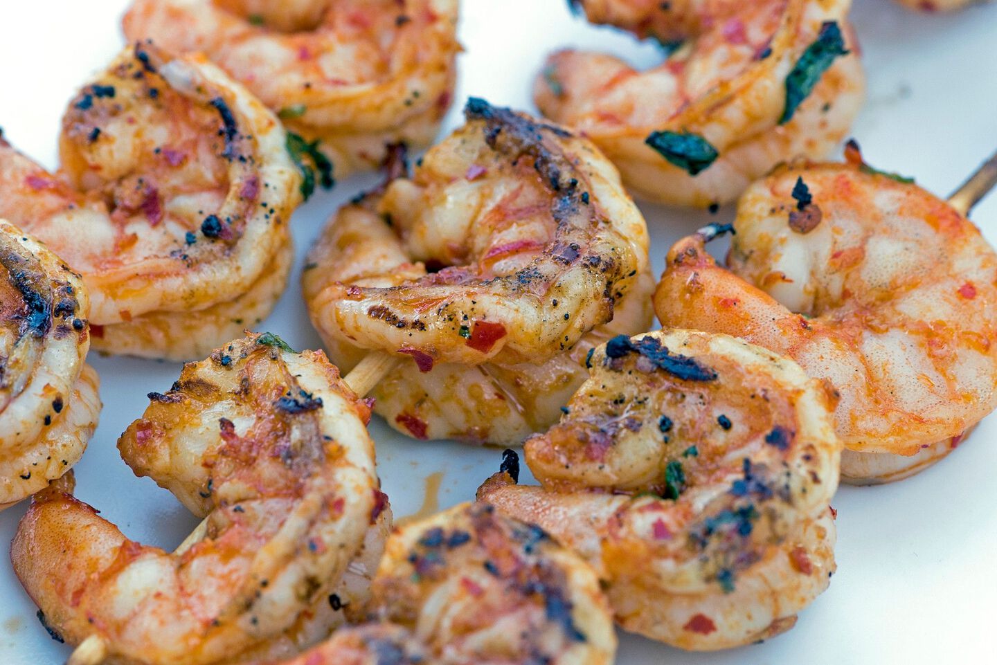 spicy grilled shrimp skewers