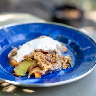 Dutch Oven Peach Cobbler Dutch Oven Peach Cobbler