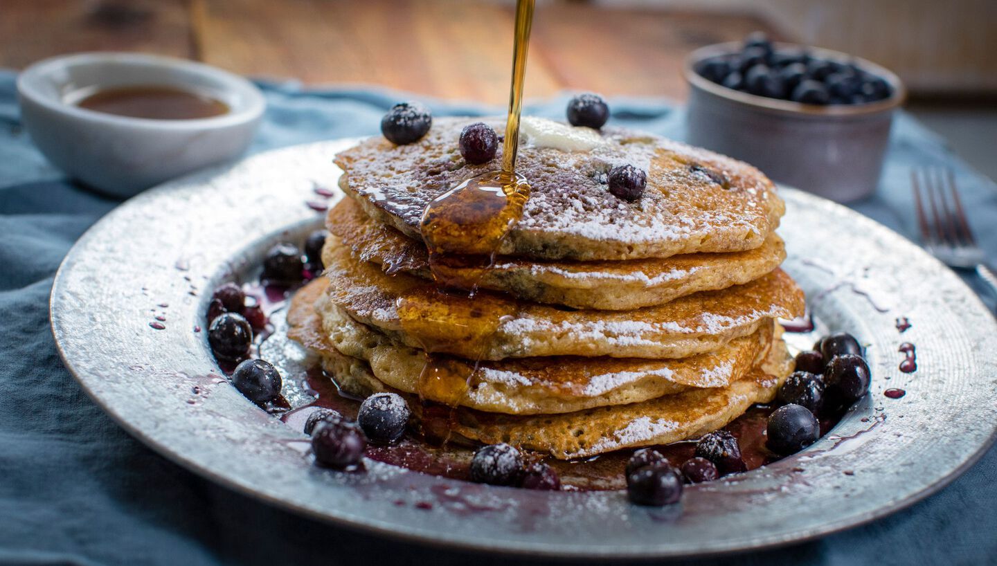 blue berry pancakes