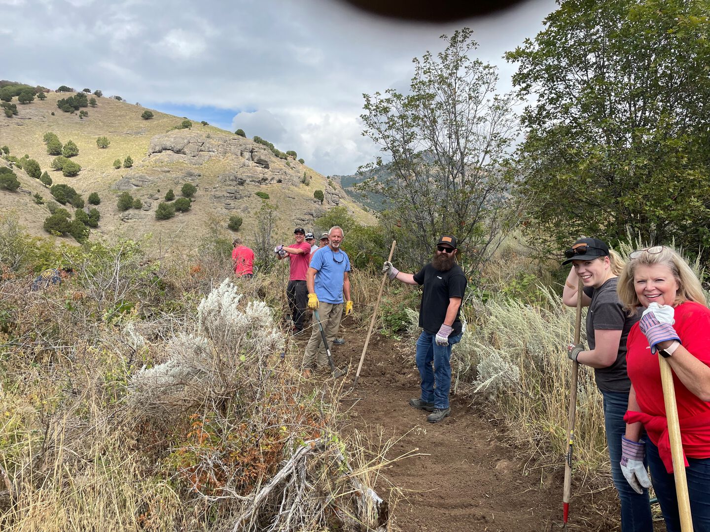 trail clean up trail clean up