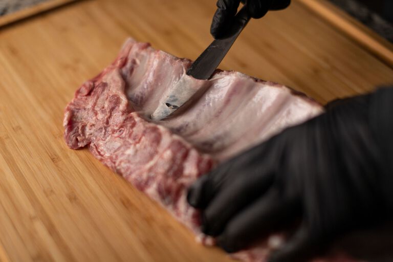 scoring membrane on ribs