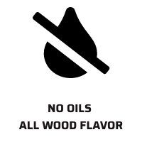 No Oils - All Wood Flavor