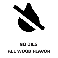 No Oils - All Wood Flavor No Oils - All Wood Flavor