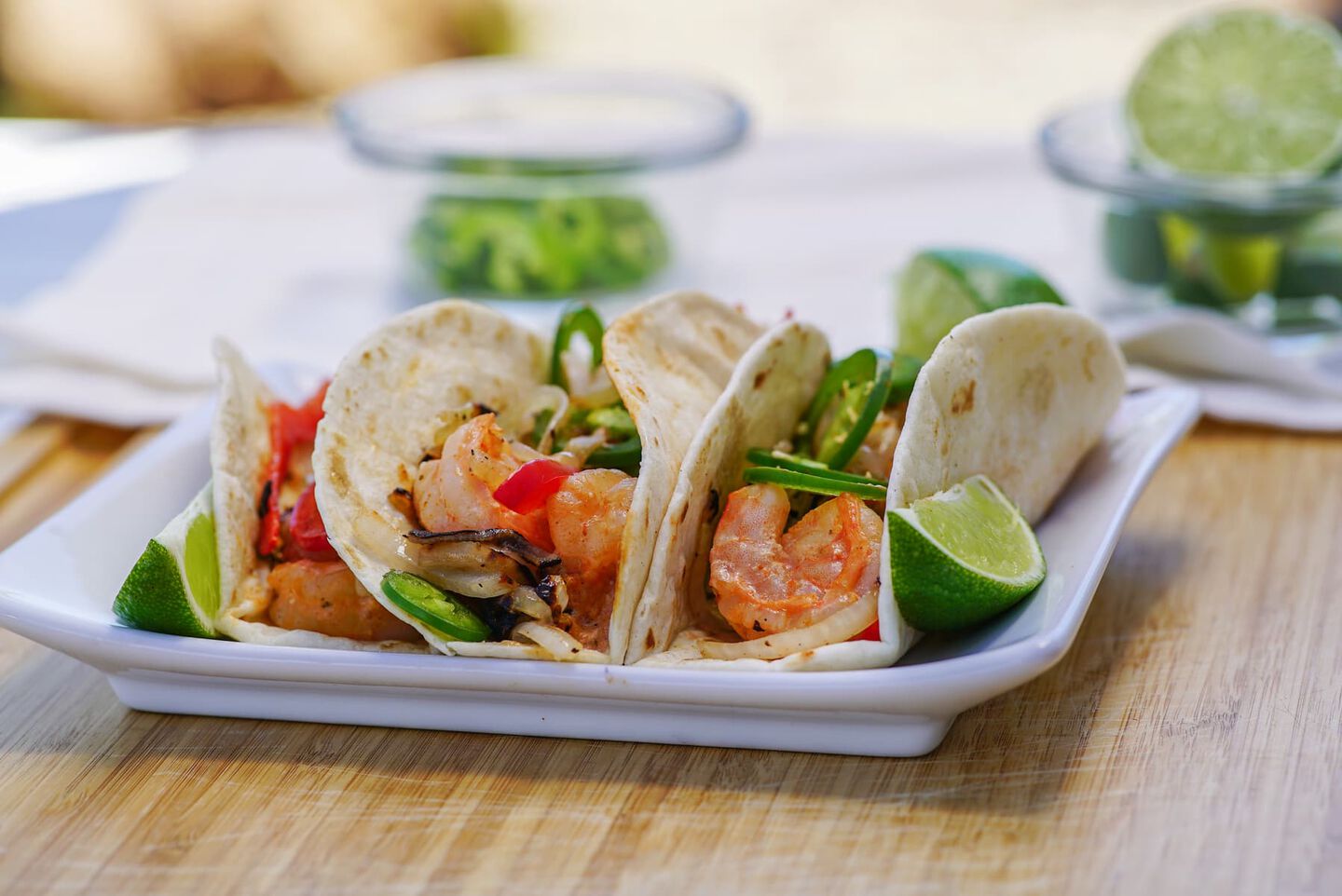 shrimp tacos
