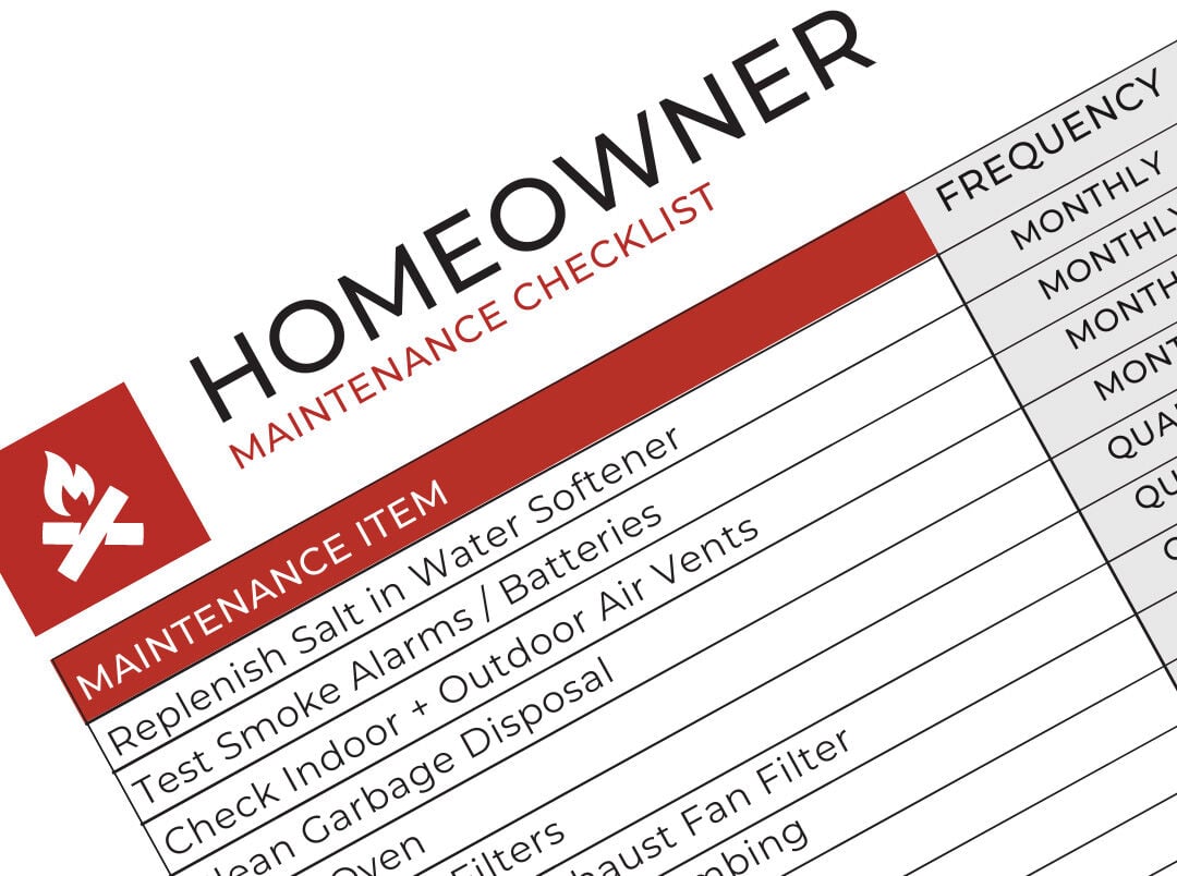 Homeowner Checklist Homeowner Checklist