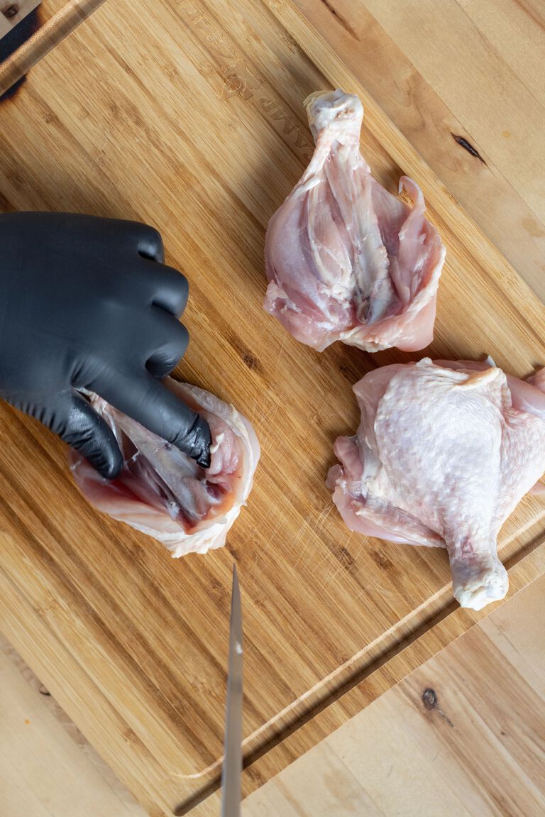 cutting drumsticks