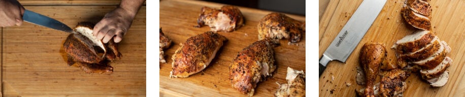 slicing chicken slicing chicken