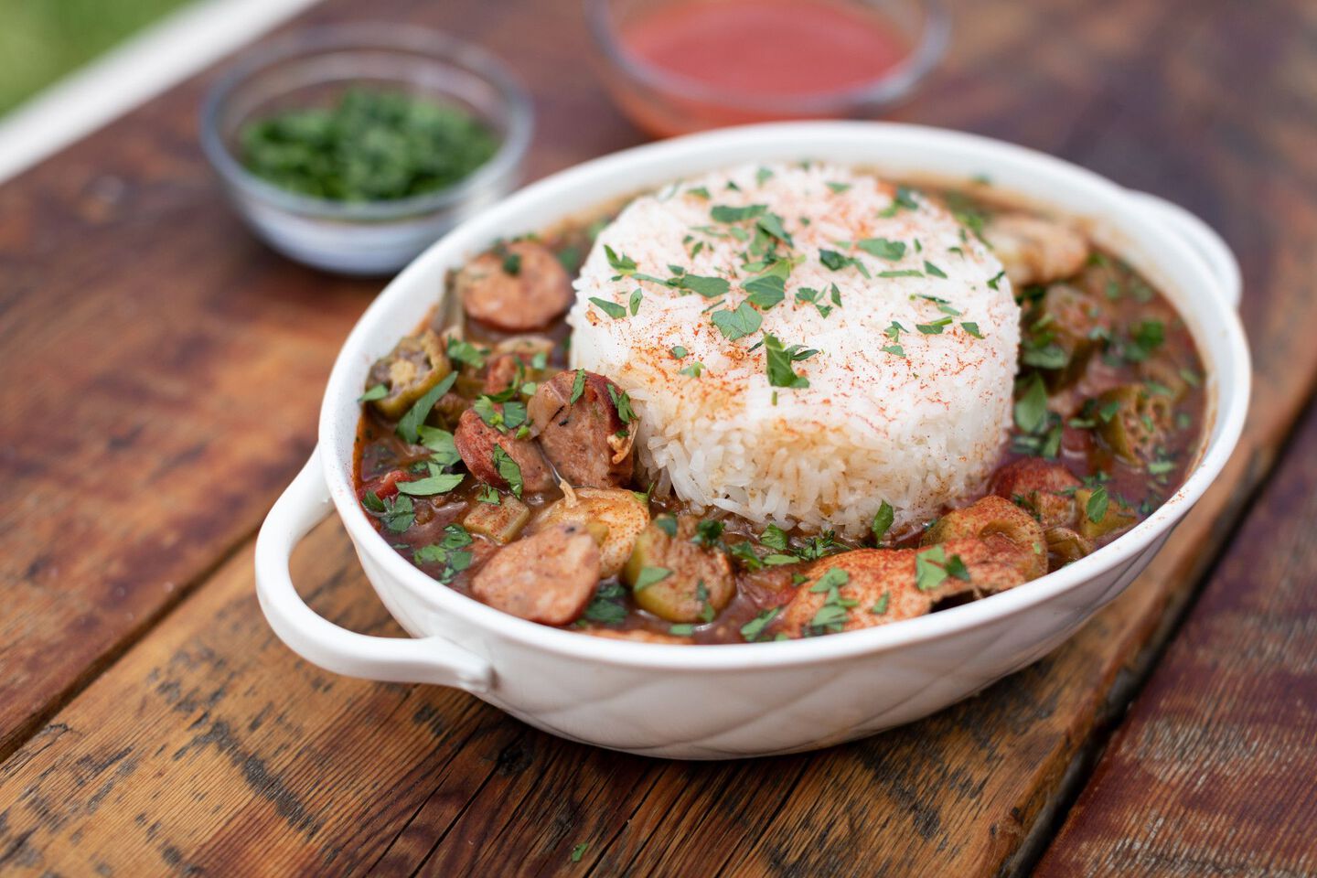 Gumbo bowl of gumbo