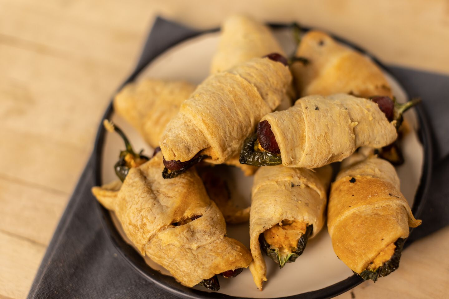 jalapeno popper in a blanket