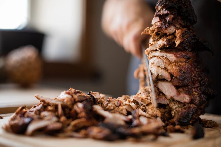 cutting al pastor