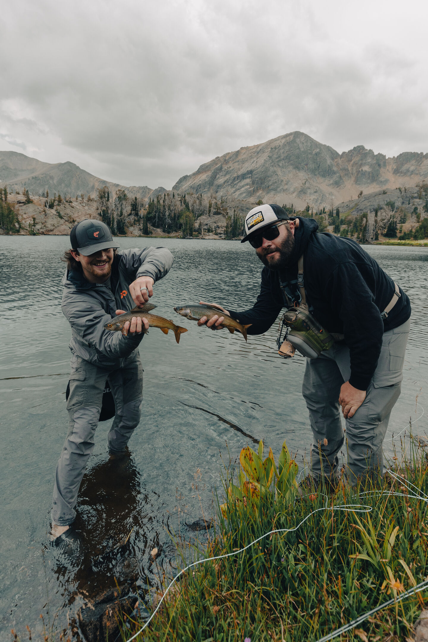 two fish caught two fish caught
