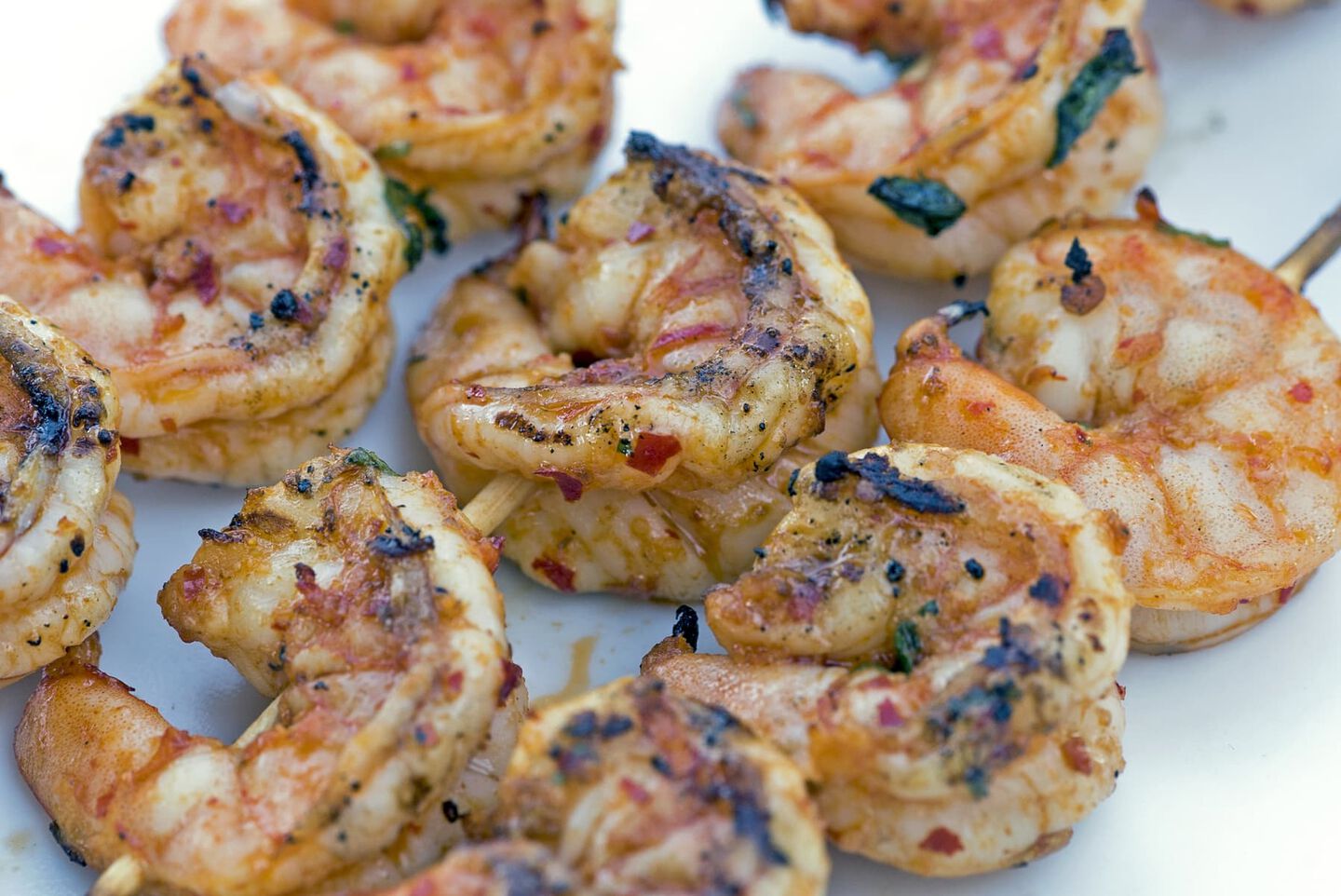 spicy grilled shrimp skewers