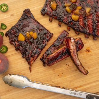 Peach Jalapeño Ribs