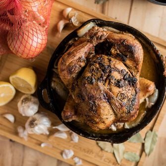 Whole Roasted Chicken, Lemon Herb Whole Roasted Chicken, Lemon Herb