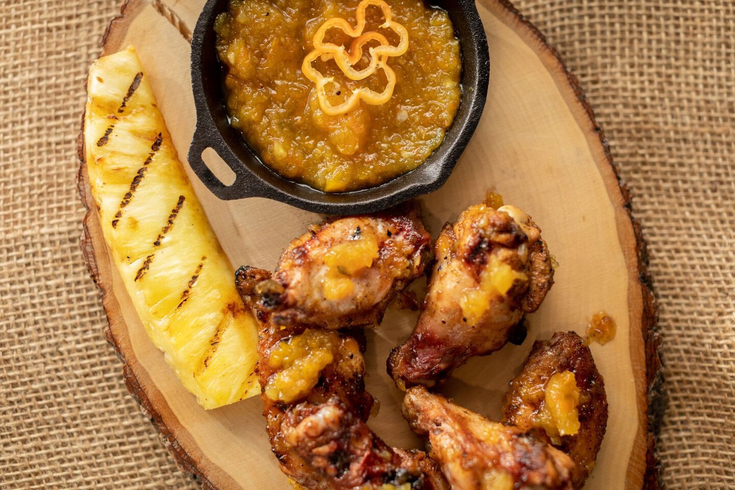 pineapple habanero wings