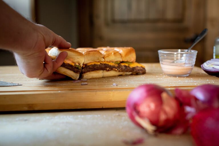 Smash Burger Sliders Recipe — Zestful Kitchen