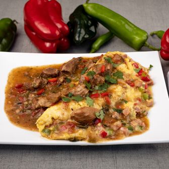 Denver Omelet with Slopper Sauce