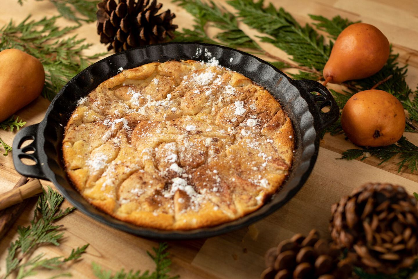 Pear Custard Pie