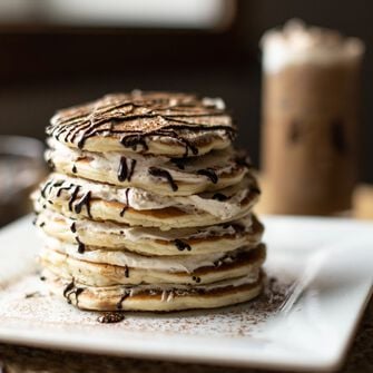 Tiramisu Pancake Stack Tiramisu Pancake Stack