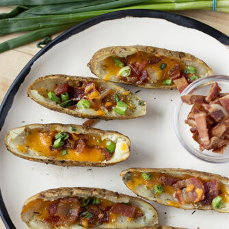 Smoked Loaded Potato Skins