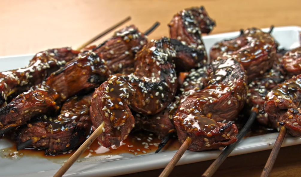 Korean Steak Kabobs korean steak kabobs