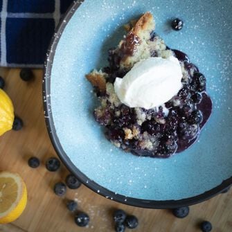 Mountain Blueberry Cobbler Mountain Blueberry Cobbler