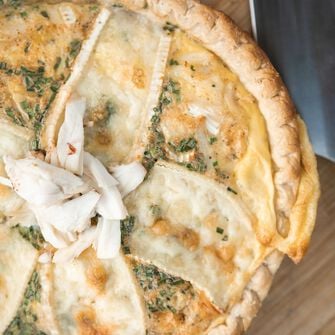 Crab & Brie Cheese Quiche Crab & Brie Cheese Quiche