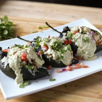 BBQ Pork Stuffed Peppers