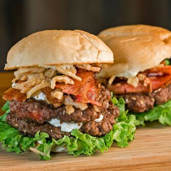 Bacon and Goat Cheese Aioli Burger