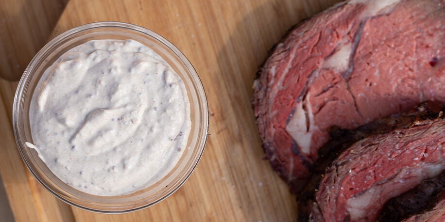 Horseradish and prime rib Horseradish and prime rib