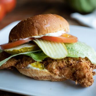 Hoosier Pork Tenderloin Sandwich