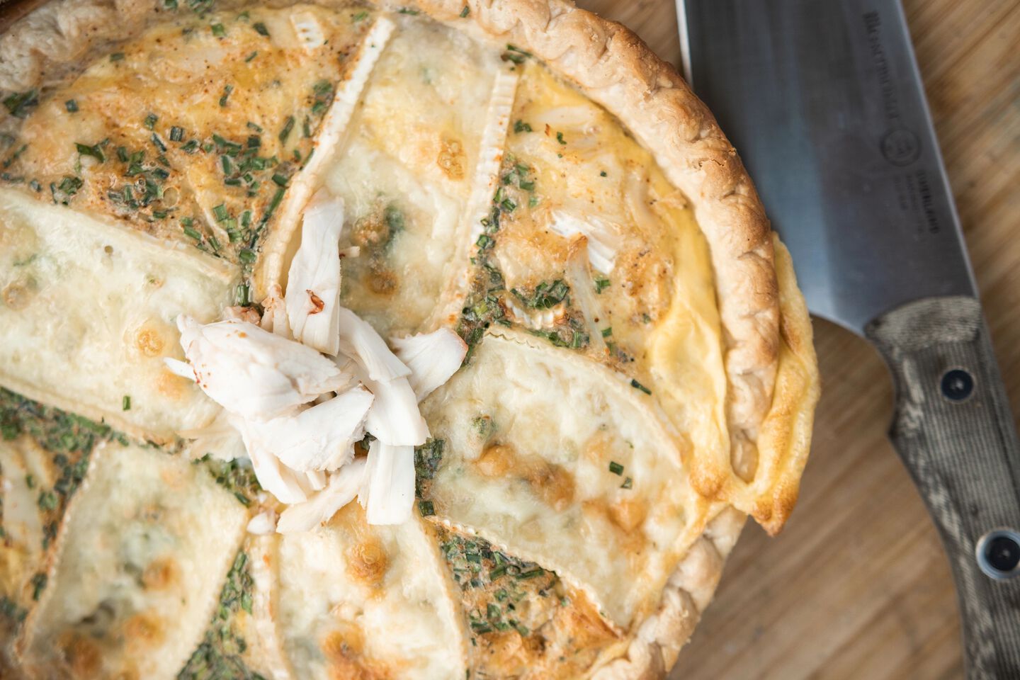 CRAB AND BRIE CHEESE QUICHE breakfast quiche