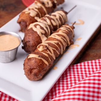 Bacon, Cheddar Jalapeno Corn Dogs