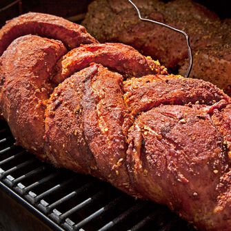 Smoked Braided Pork Loin