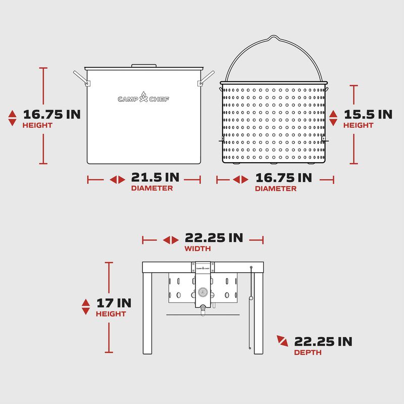 100 QT Outdoor Cooker