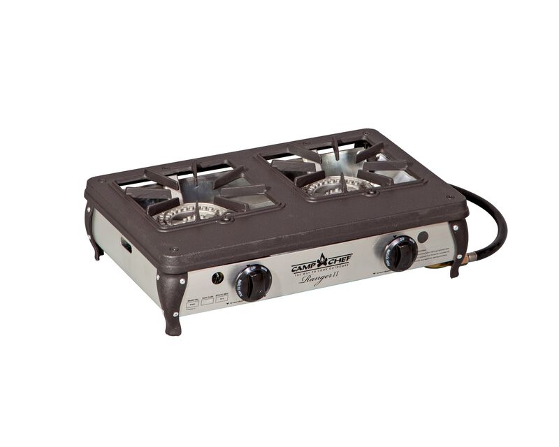 Camp Chef Ranger II 2-Burners Propane Push and Turn Steel Outdoor Burner in  the Outdoor Burners & Stoves department at