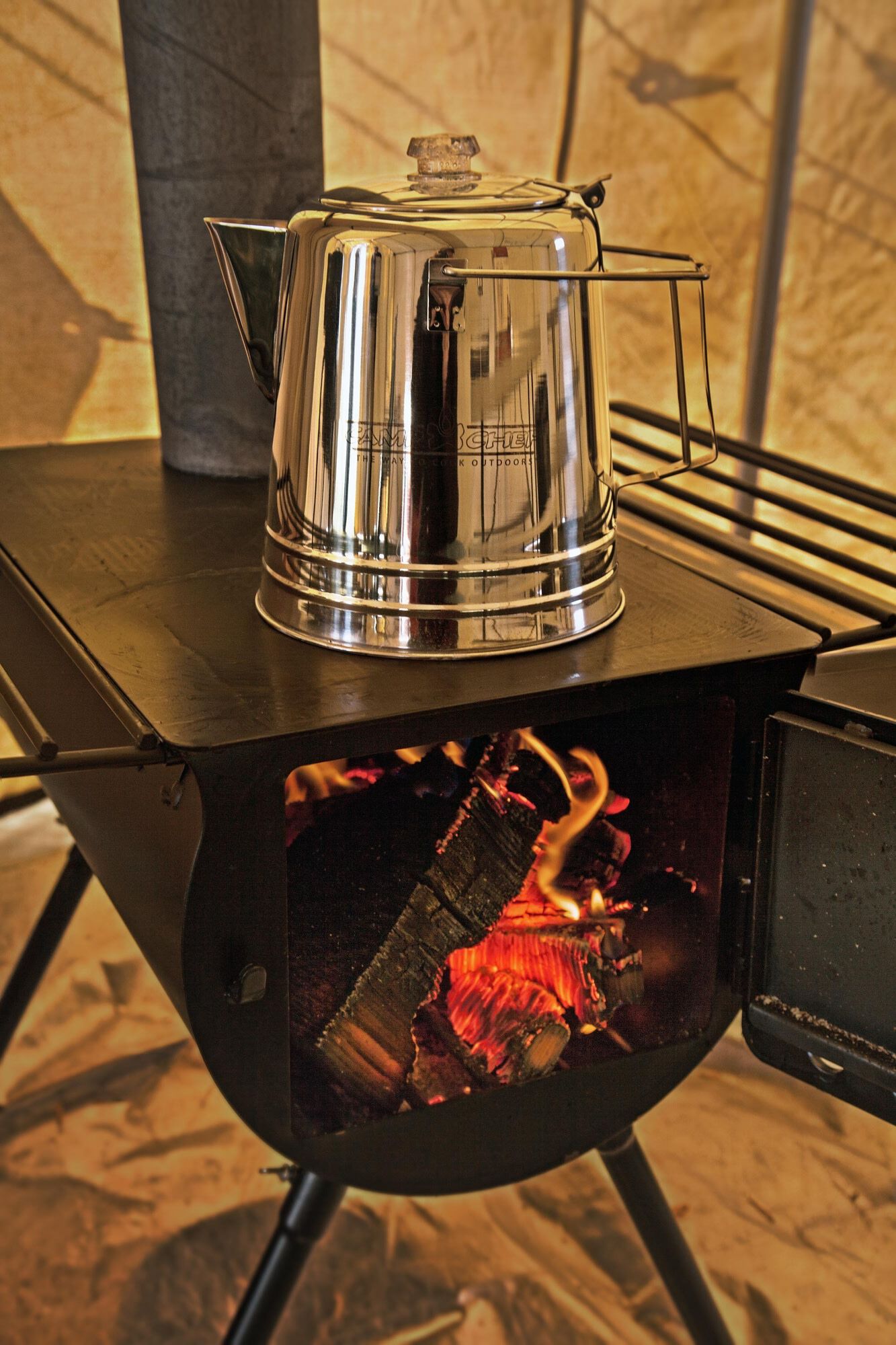 Alpine camp deals chef wood stove