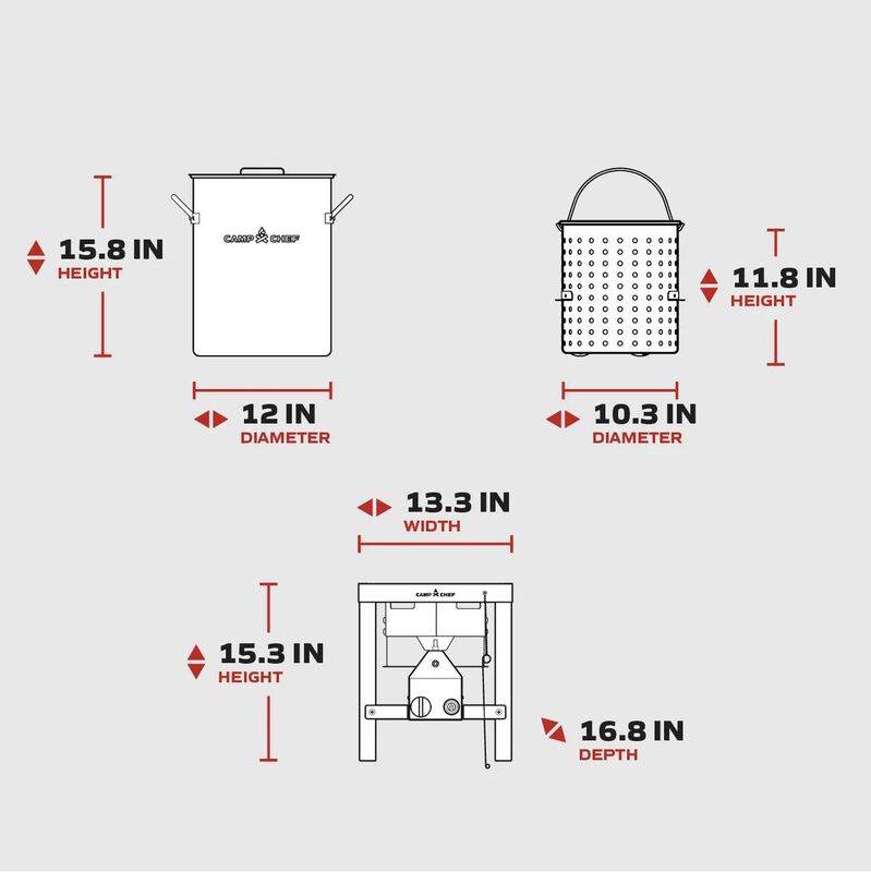 30 QT Turkey Fryer and More Camp Chef