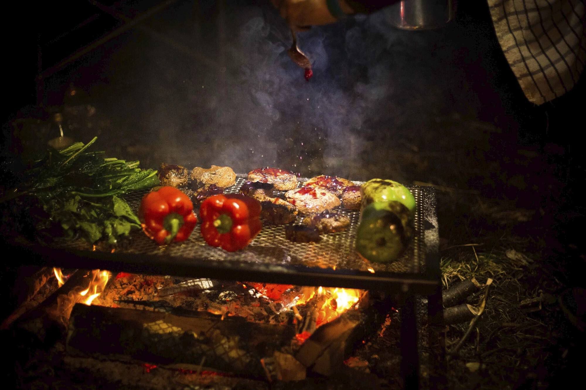 Lumberjack Over Fire Grill 16 x24 and More Camp Chef