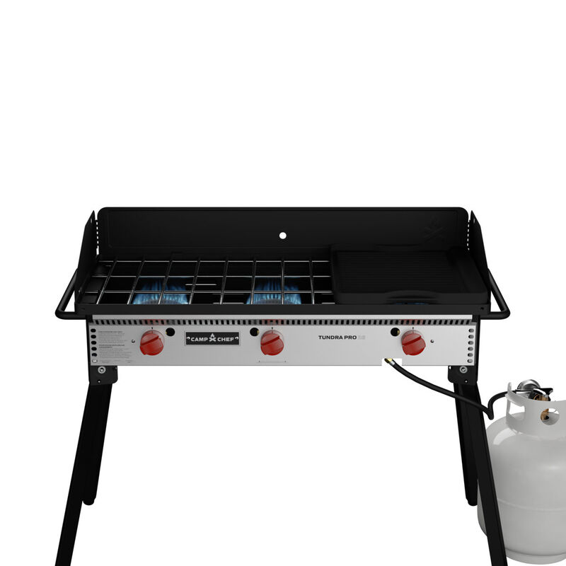 Camp Chef Tundra 3 Burner Stove with Griddle
