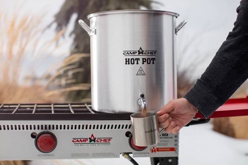 Aluminum Hot Water Pot - 32 Qt