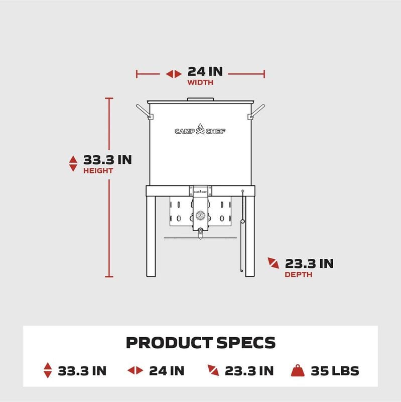 80 QT Outdoor Cooker