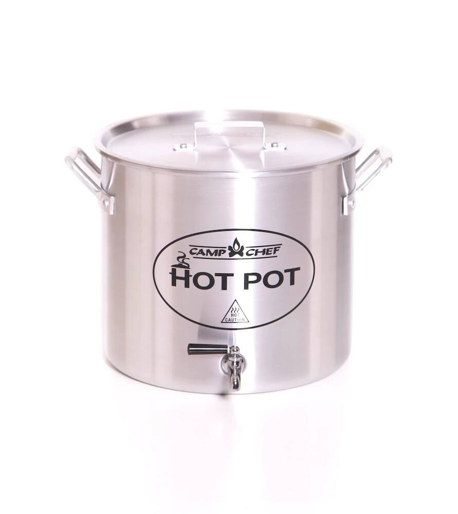 Aluminum Hot Water Pot 20 Qt and More Camp Chef