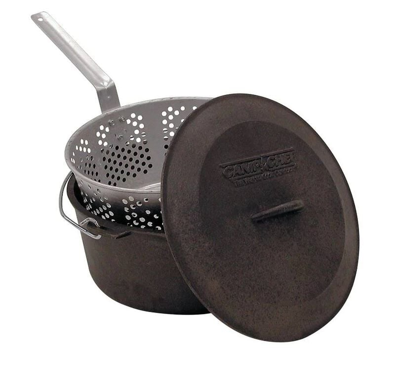 Cast Iron Fry Pot
