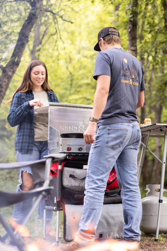 Blue Campsite T-Shirt - M