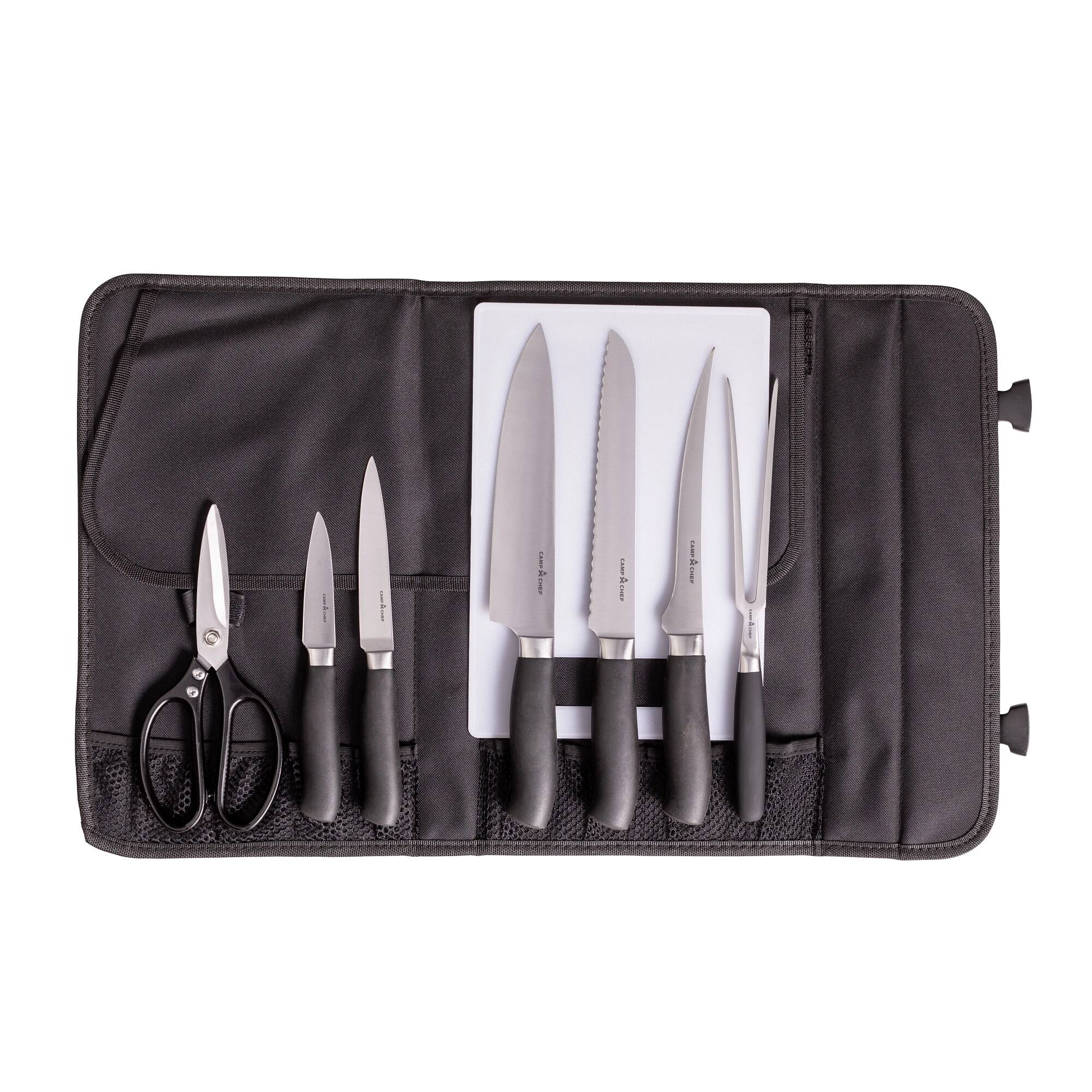 9 Piece Professional Knife Set and More Camp Chef